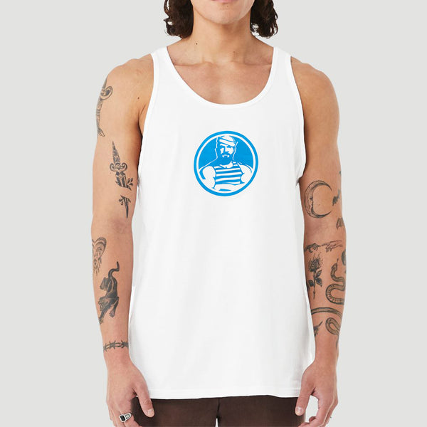 Sailor, hand printed T-shirt and Tank Top (colors)