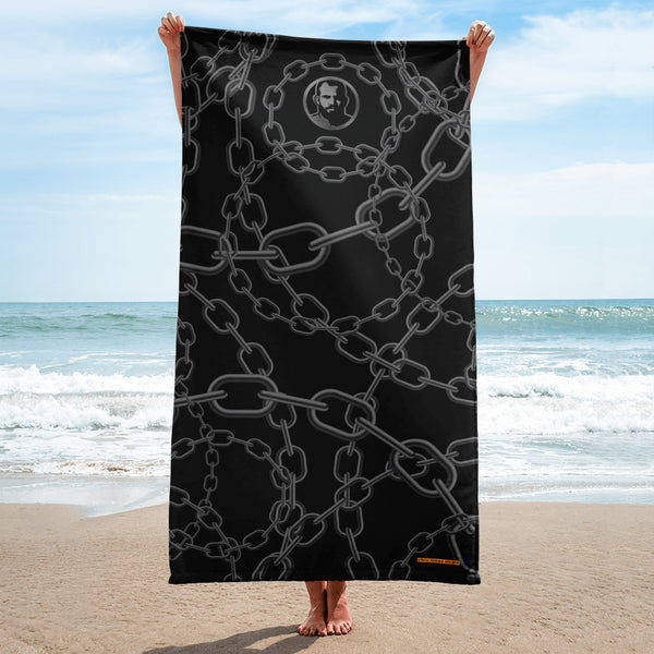 In chains Beach Towel