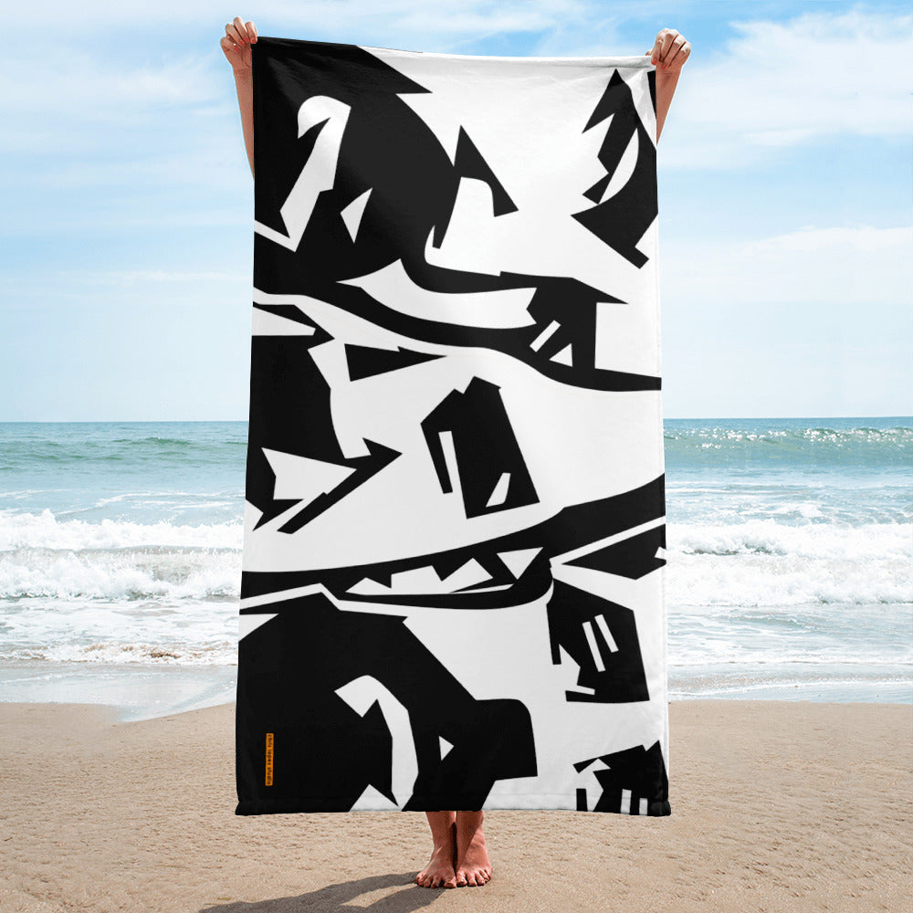 Threesome 2 Beach Towel