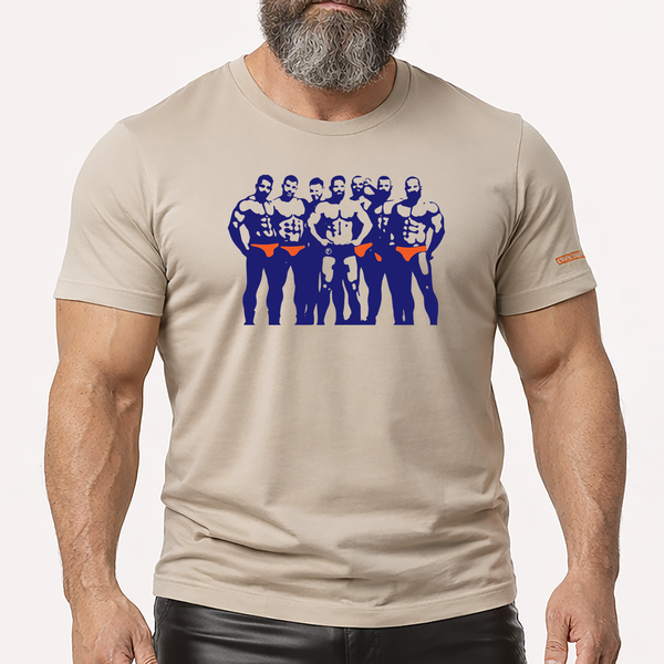 Beach Guys, hand printed T-shirt & Tank Top (Colors)