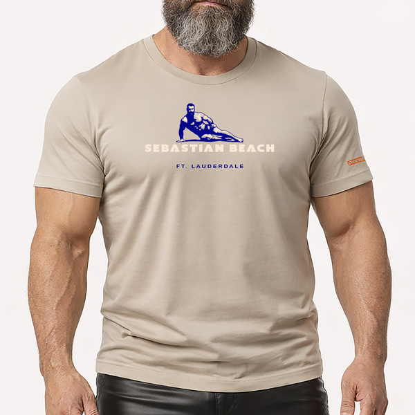 Sebastian Beach, hand printed T-shirt & Tank Top (Colors)