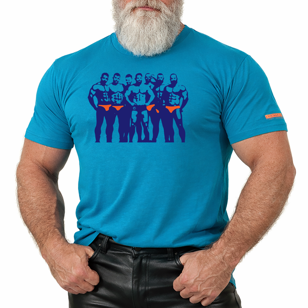 Beach Guys, hand printed T-shirt & Tank Top (Colors)