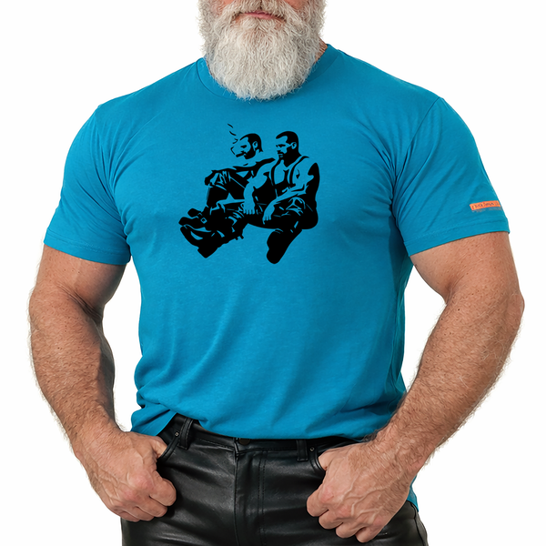 Hard Soles, hand printed T-shirt