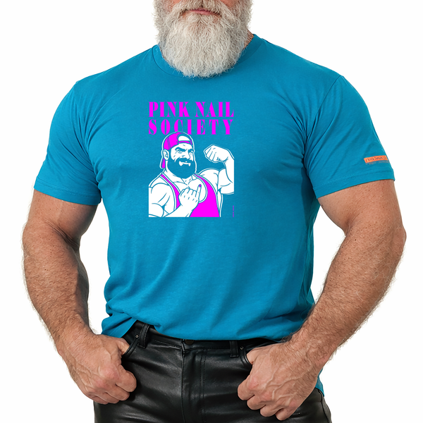 Pink Nail Society, hand printed T-shirt & Tank Top (Colors)