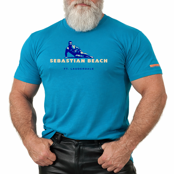 Sebastian Beach, hand printed T-shirt & Tank Top (Colors)