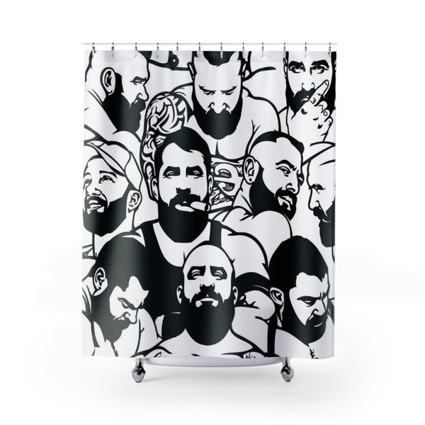 Simply Masculine Shower Curtain