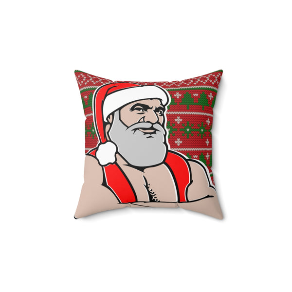 Santa 2022 Spun Polyester Square Pillow