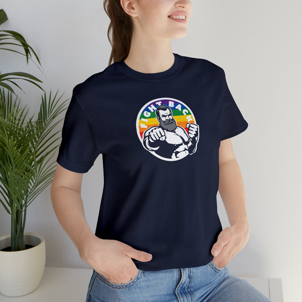 Fight Back with pride Unisex Jersey Short Sleeve Tee