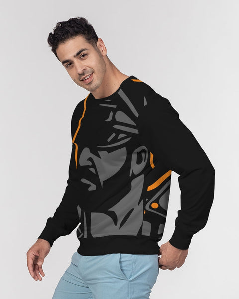Biker 2 Men's Classic French Terry Crewneck Pullover