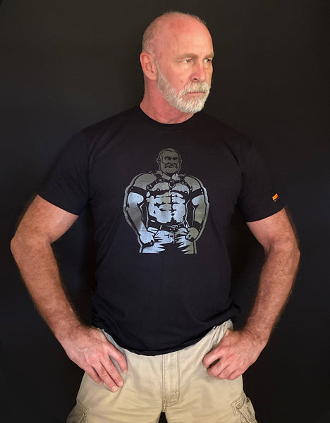 Muscle Dad Hand Printed Tshirt (last few)