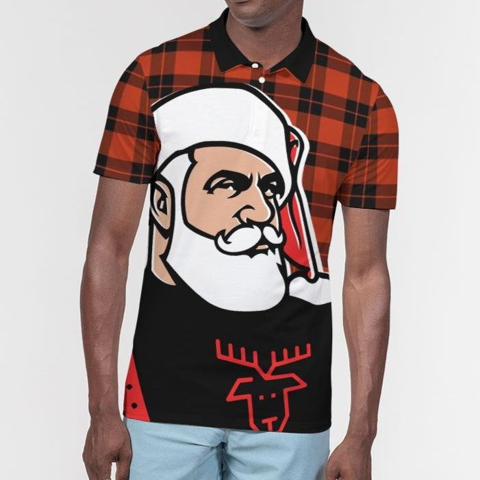 Santa 2020 Men's Slim Fit Short Sleeve Polo