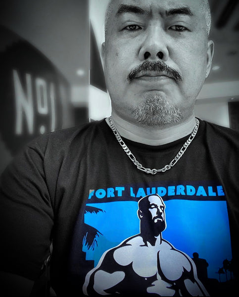 Fort Lauderdale hand printed T-shirt (Last Few)
