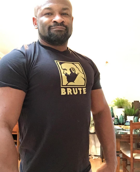 Brute hand printed T-shirt and Tank Top (last few)