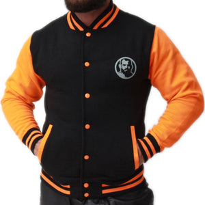 Rubber Patch Letterman Jacket