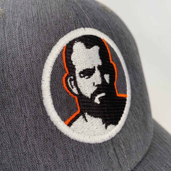 Charcoal & Orange Mesh Cap (last few)