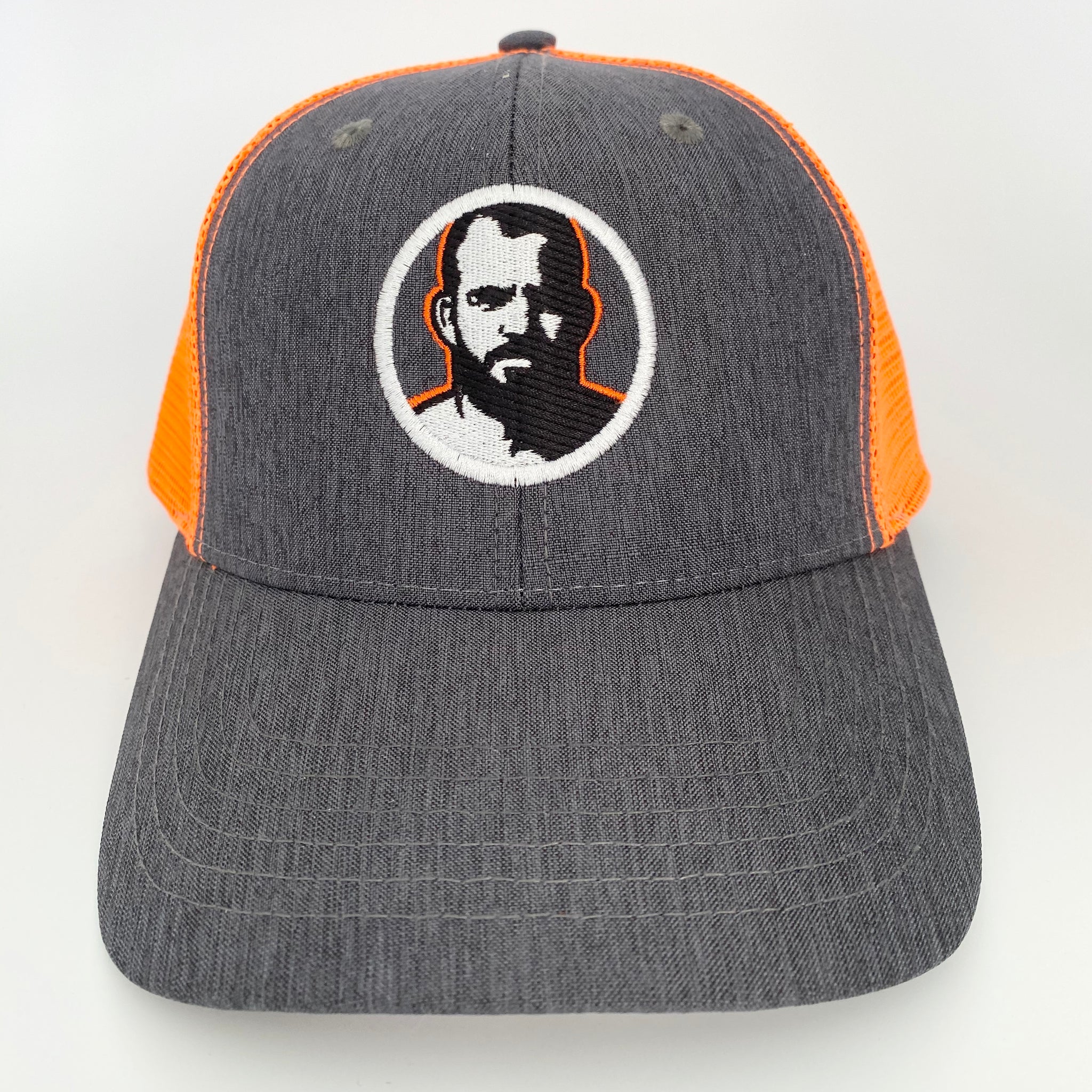 Charcoal & Orange Mesh Cap (last few)