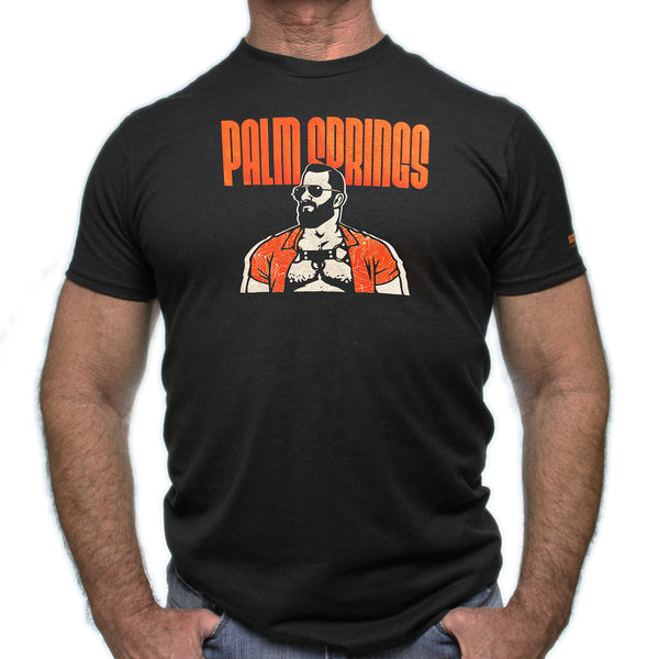 Palm Springs Hand printed Tshirt