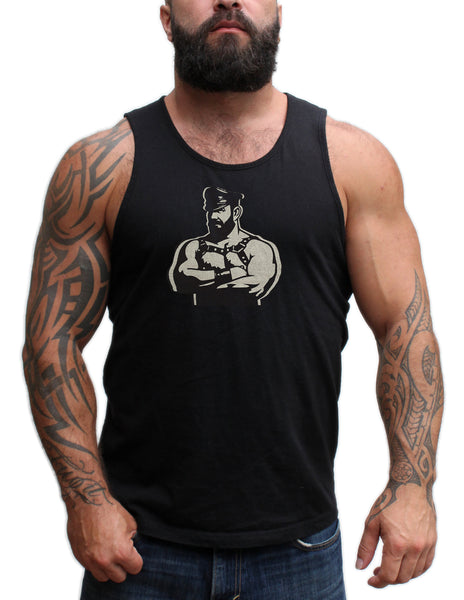 Leather Sir Hand printed Tshirt and Tank Top (Colors)