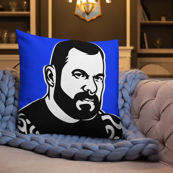 Tiger Blue Premium Pillow