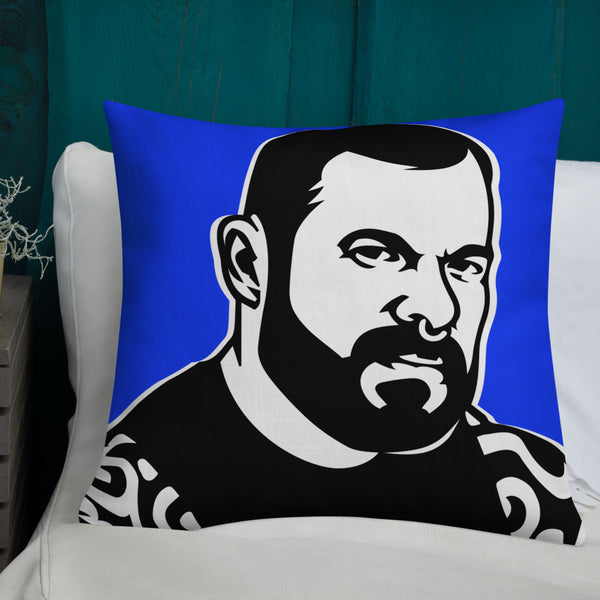 Tiger Blue Premium Pillow