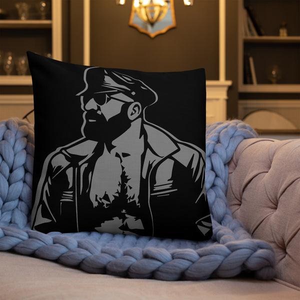 Leather Dad Premium Pillow