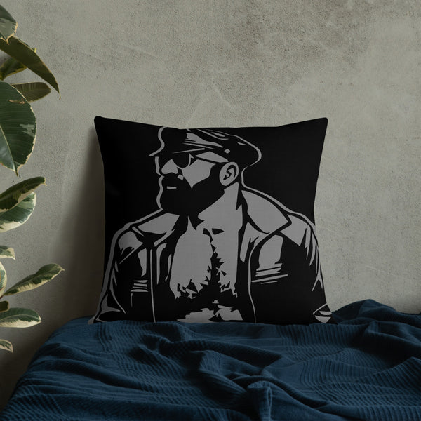 Leather Dad Premium Pillow