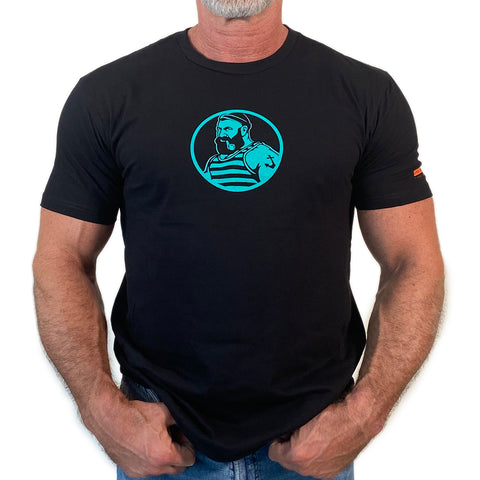 Sea Man hand printed T-shirt (colors)