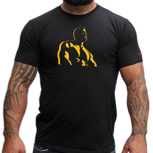 Musclebear in Yellow hand printed T-shirt & Tank Top