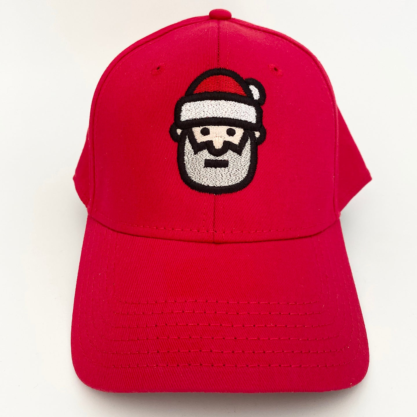 Santa Icon  2021 embroidered on red baseball Cap