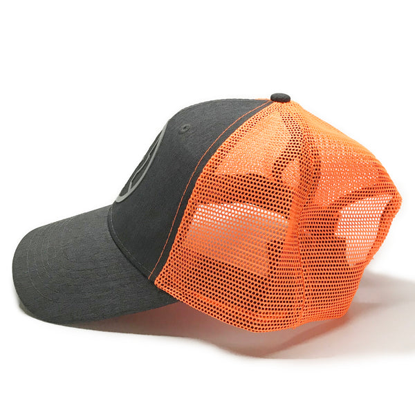 Charcoal & Orange Mesh Cap (last few)