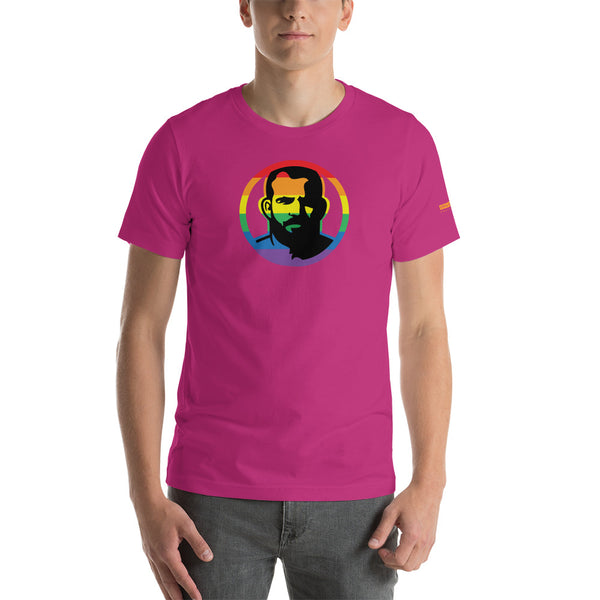 Man Icon Pride Short-Sleeve Unisex T-Shirt (Dark Colors)