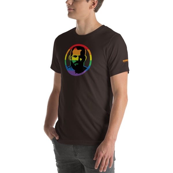 Man Icon Pride Short-Sleeve Unisex T-Shirt (Dark Colors)